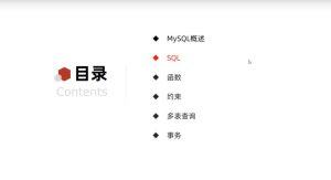 MySQL入门到精通笔记02:SQL,数据库和表的增删改查